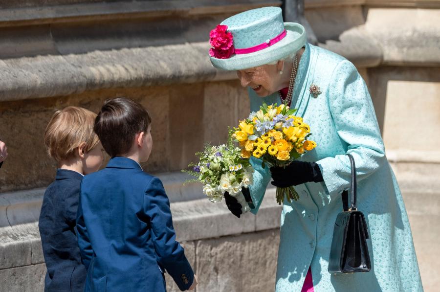 Queen Elizabeth II Royal Family Celebrate Easter