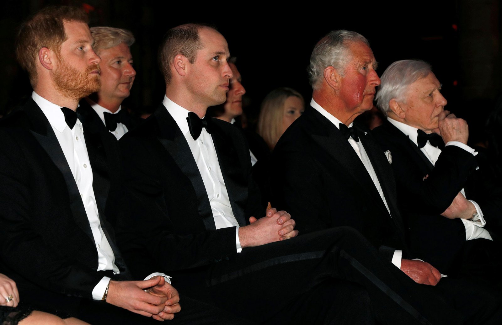 Royal Trio! Prince Charles, Prince William and Prince Harry Step Out Together for Rare Photo
