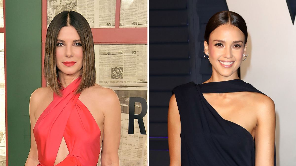 Sandra Bullock and Jessica Alba Good Art HLYWD