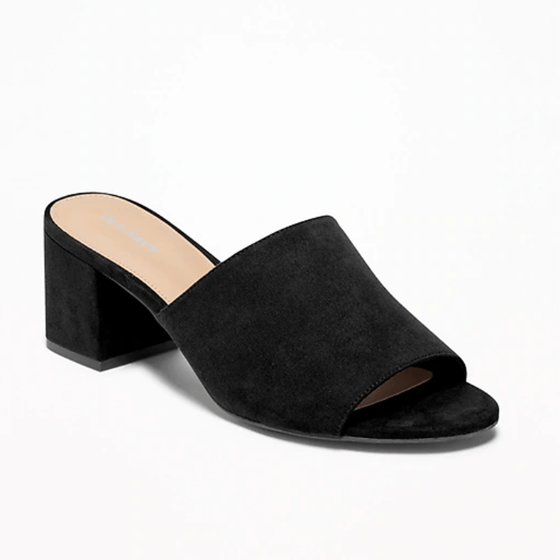 These $24 Old Navy Block Heel Mule Sandals Can Survive a Rainstorm | Us ...