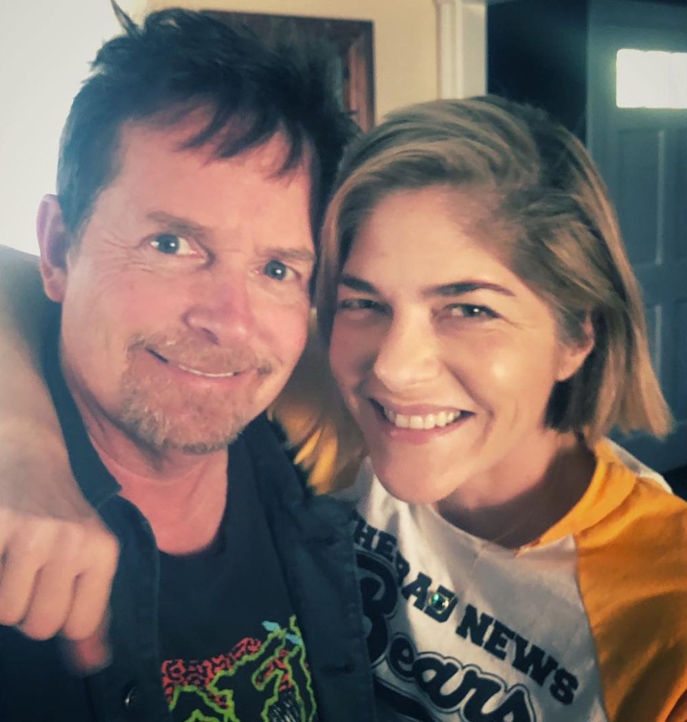Selma Blair, Michael J. Fox Take Selfie: He Guided Me With My MS Diagnosis