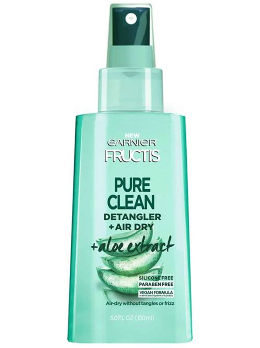 Garnier Fructis Pure Clean Detangler + Air Dry best clean beauty products earth day 2019