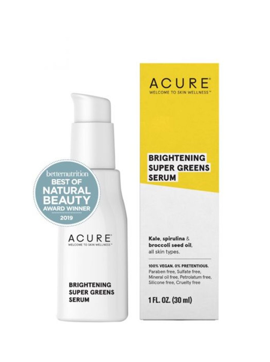 Acure Brightening Super Greens Serum best clean beauty products earth day 2019