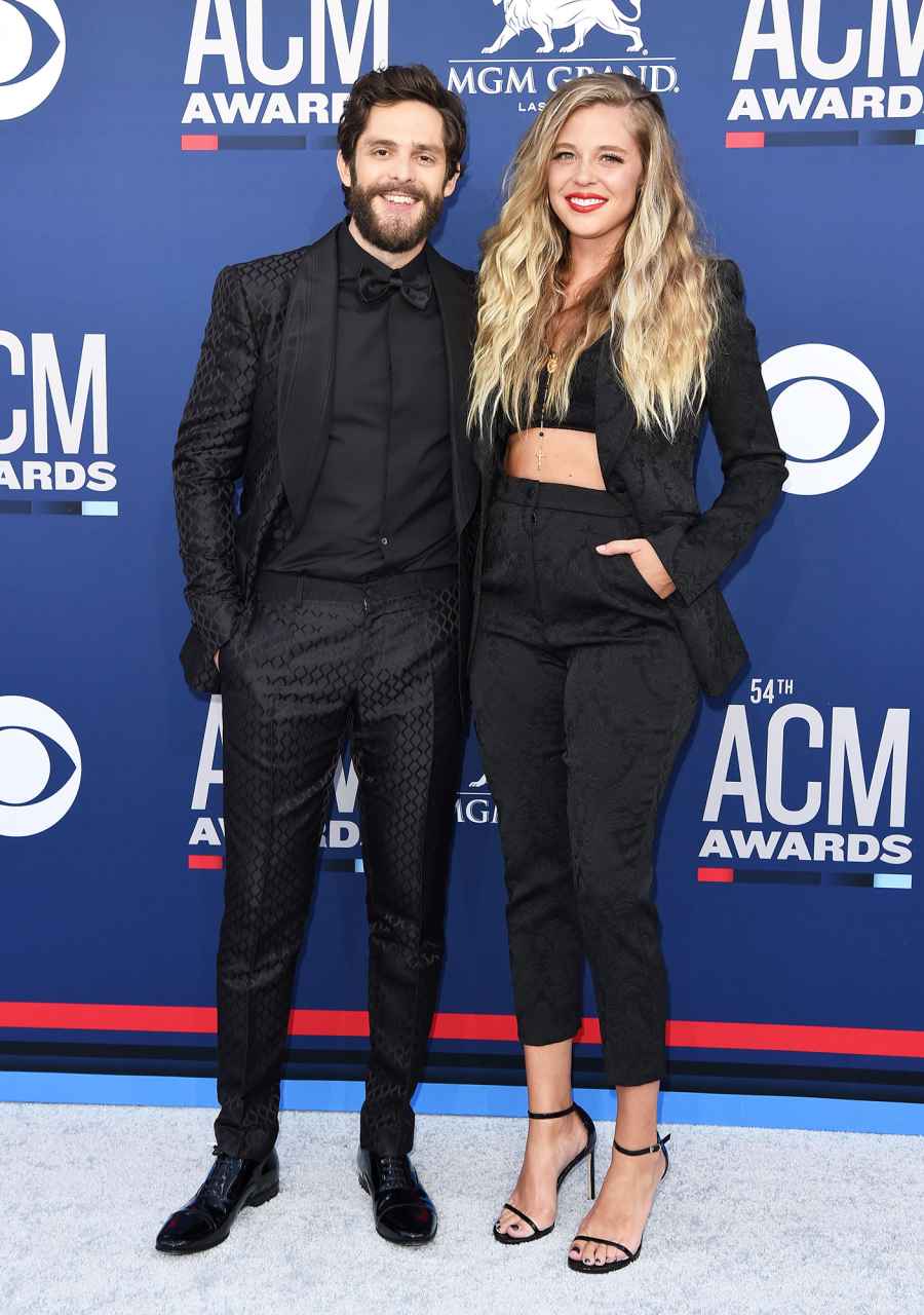 Thomas Rhett and Lauren Akins Smoking Hot Couples Style at the ACMs