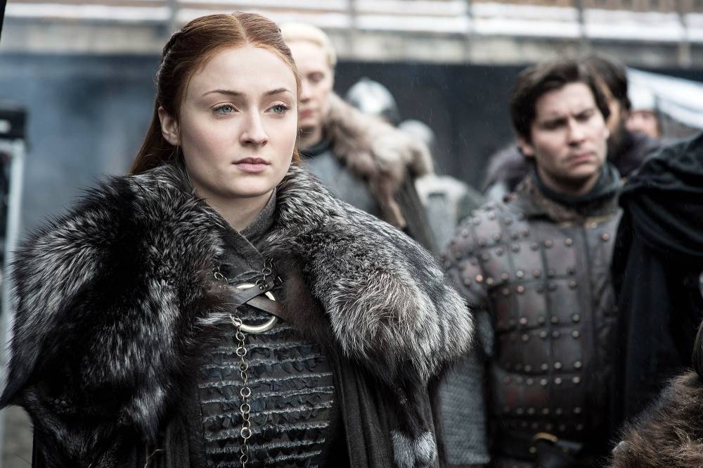 Game of Thrones Season 8 Premiere Sophie Turner Sansa Stark