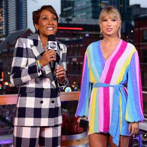 Taylor Swift and Robin Roberts NFL Draft Interview
