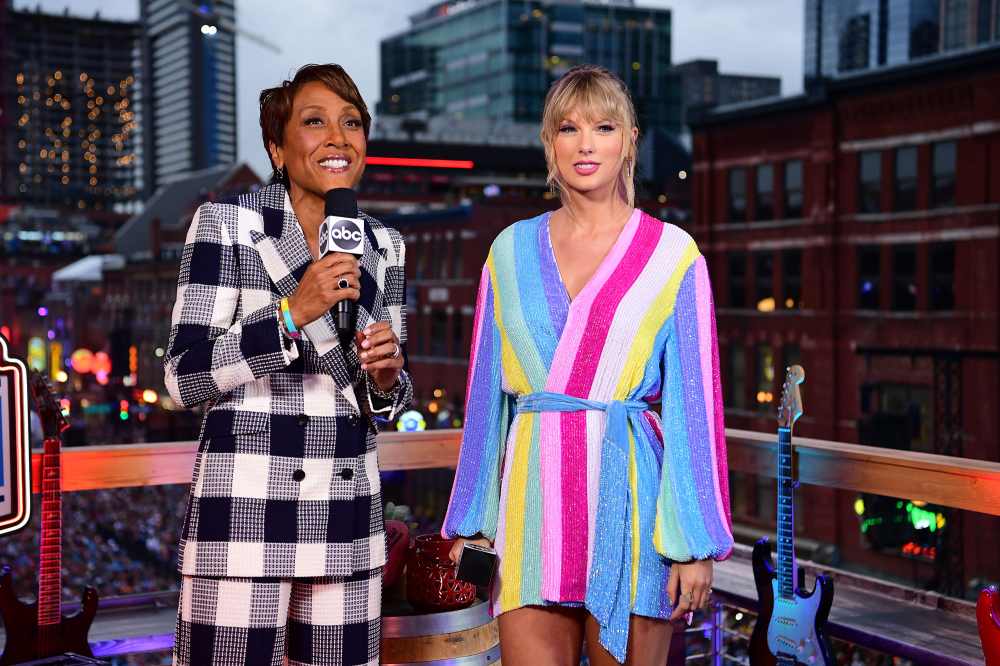 Taylor Swift and Robin Roberts NFL Draft Interview