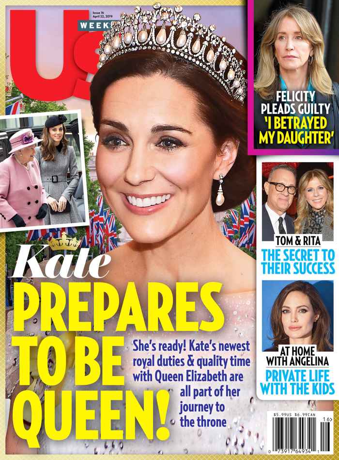 UW1619 Us Weekly Cover Duchess Kate Queen