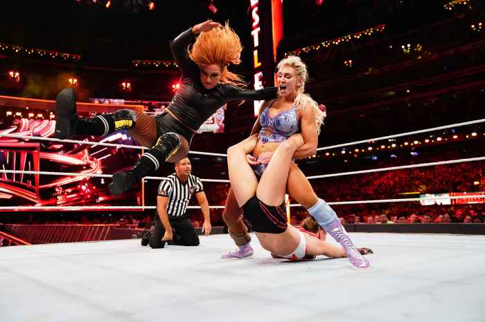 WWE Becky Lynch Slams Ronda Rousey