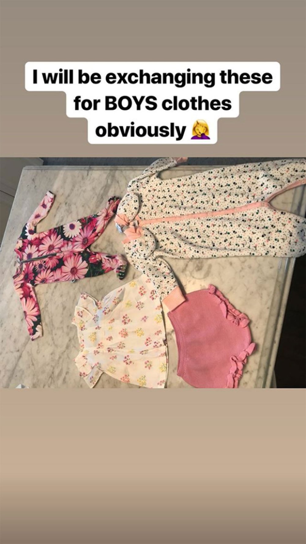 Sara Foster Kim Kardashian West Girl Clothes Baby Shower