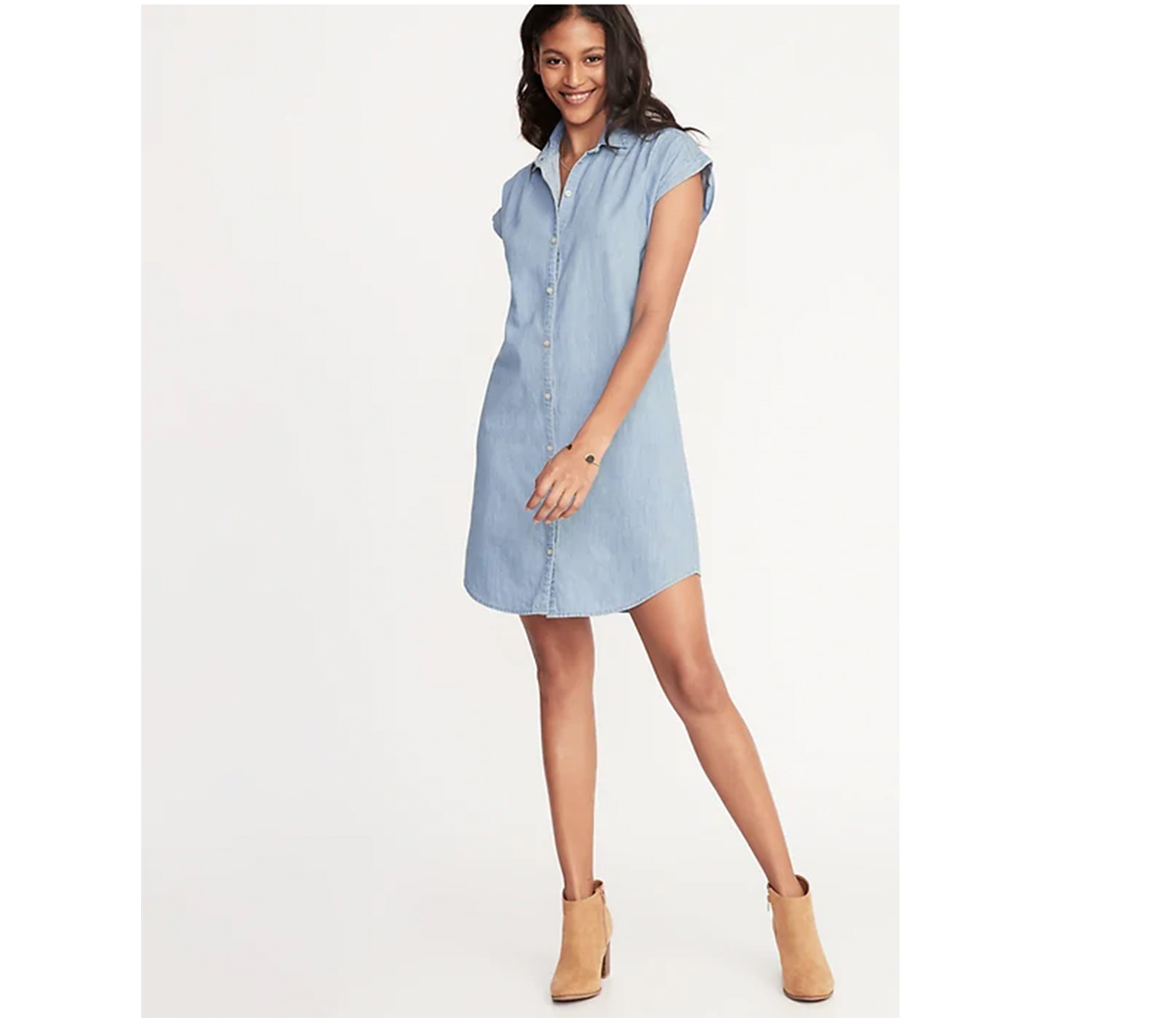 Old Navy Women's Denim Dresses Summer Dresses Midi Dress Old Navy  Sundresses Plus Size Womens