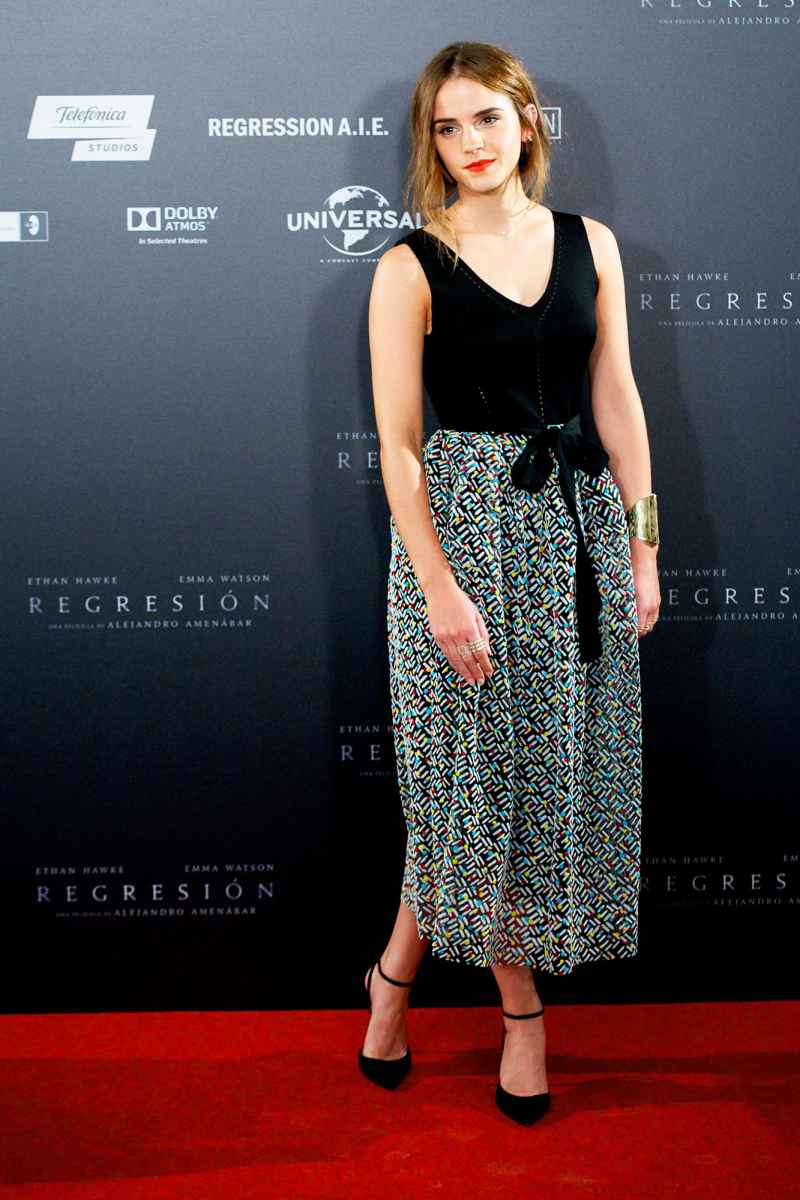Emma Watson birthday red carpet outfits