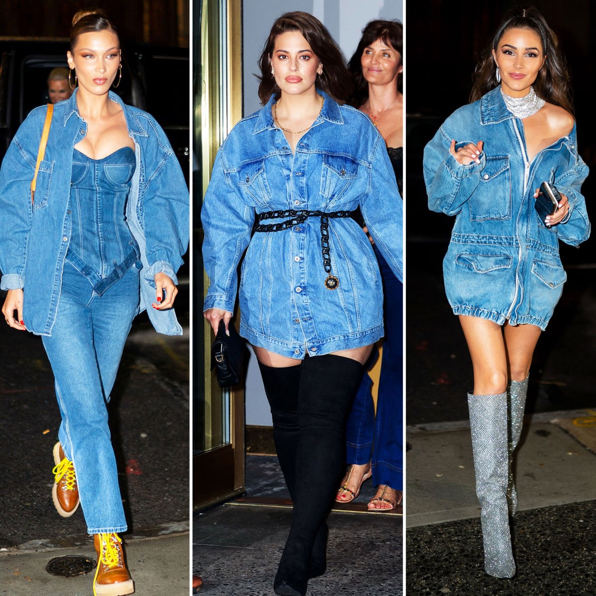 Gigi Hadid's 24th Birthday Party Denim Theme: Celeb Outfits