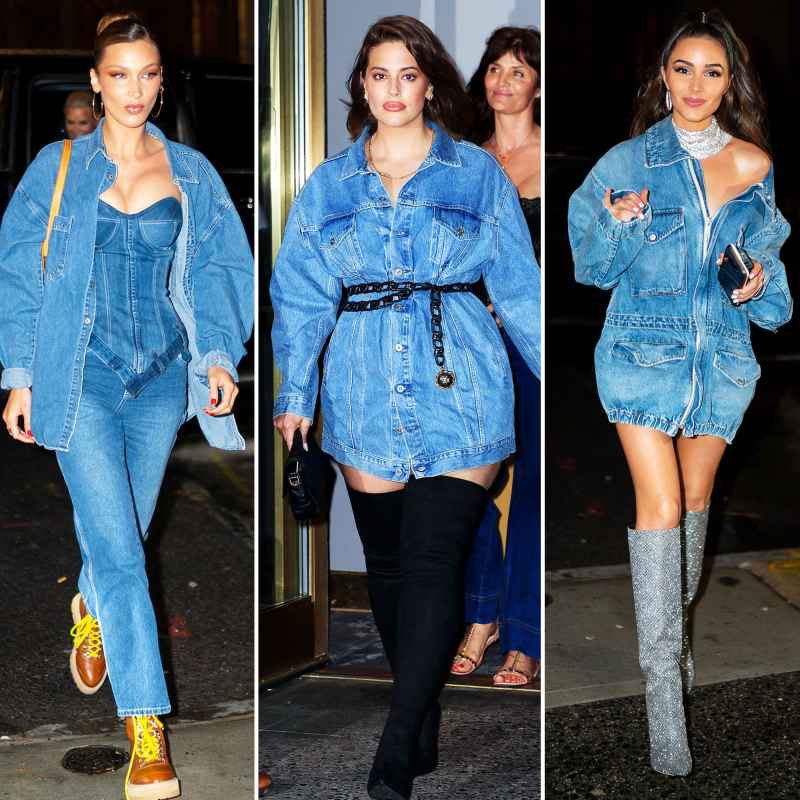Bella Hadid, Ashley Graham, and Olivia Culpo Gigi Hadid's Famous Friends and Family Celebrate Her Bday in Denim-on-Denim, See Every Look