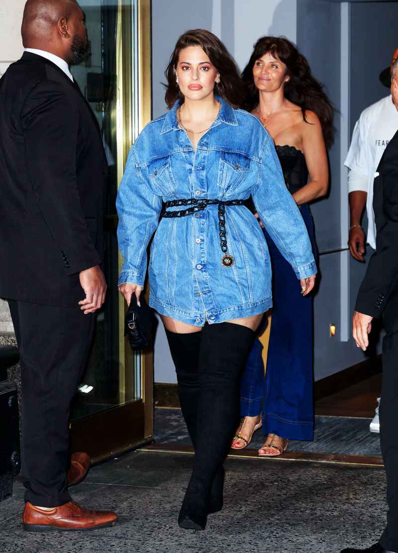 Ashley Graham Gigi Hadid's Famous Friends and Family Celebrate Her Bday in Denim-on-Denim, See Every Look