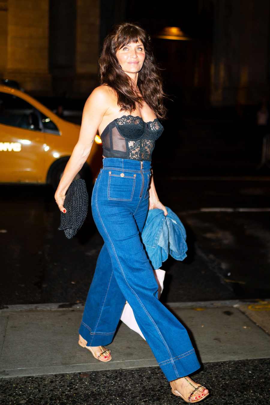 Helena Christensen Gigi Hadid's Famous Friends and Family Celebrate Her Bday in Denim-on-Denim, See Every Look
