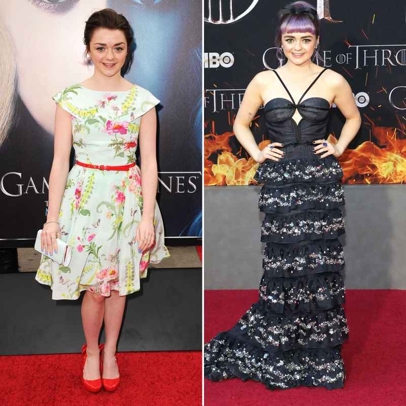 Maisie Williams ‘Game of Thrones’ Stars: From the First ‘GoT’ Red Carpet Premiere to the Last