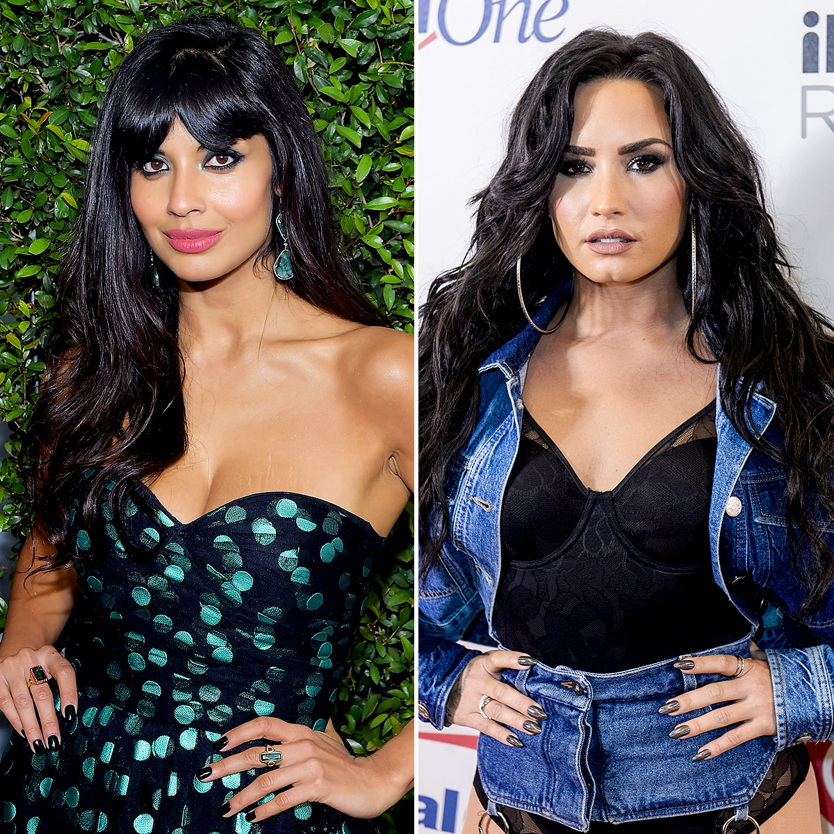 Jameela Jamil and Demi Lovato