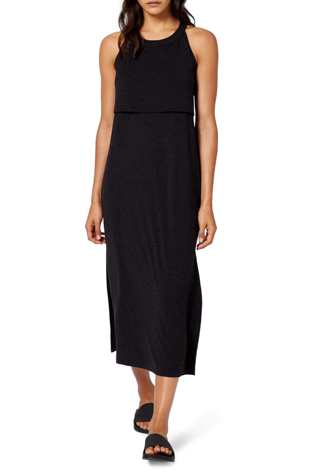 This Black Dress Masters the Art of Comfortable and Chic All at Once