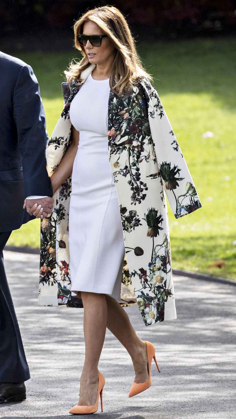 Melania Trump Heads to the Easter Egg Roll in a $5,000 Michael Kors Dress