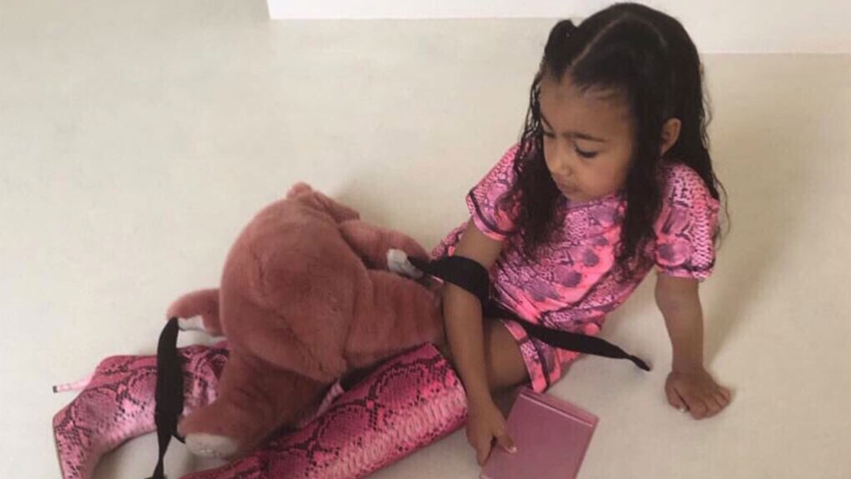 North west kim kardashian boots