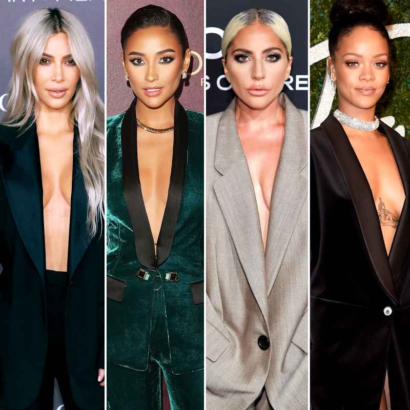 Kim Kardashian, Shay Mitchell, Lady Gaga and Rihanna Kim Kardashian, Demi Lovato and More in Shirtless Tuxedos: Our Ultimate Style Inspo