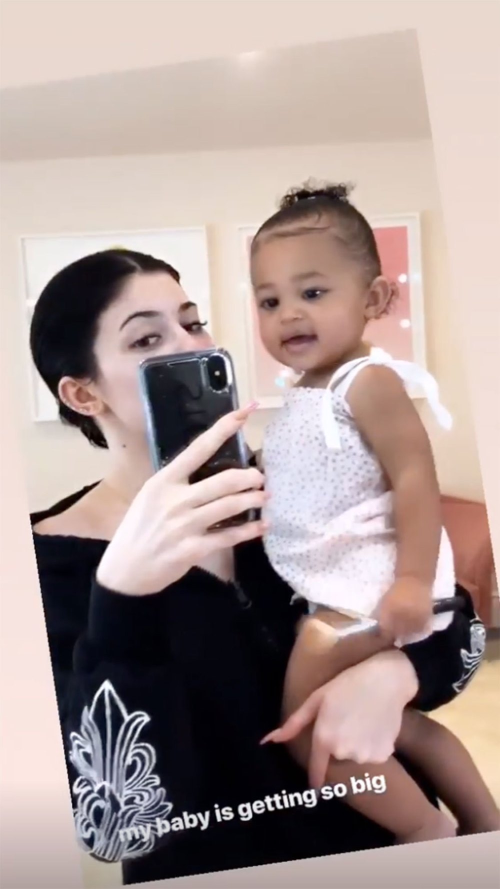 Stormi Webster Uses Makeup Brush on Mom Kylie Jenner | Us Weekly