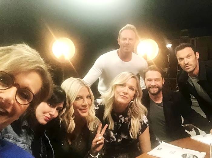 Beverly Hills 90210 Cast Shares Behind-the-Scenes Photos From Reboot