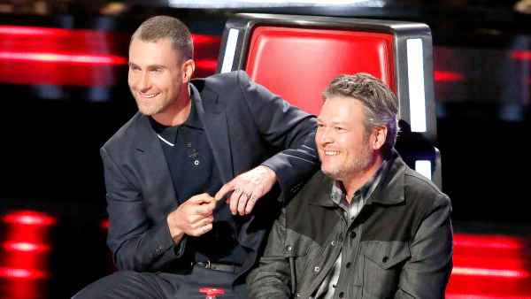 Adam Levine and Blake Shelton on The Voice