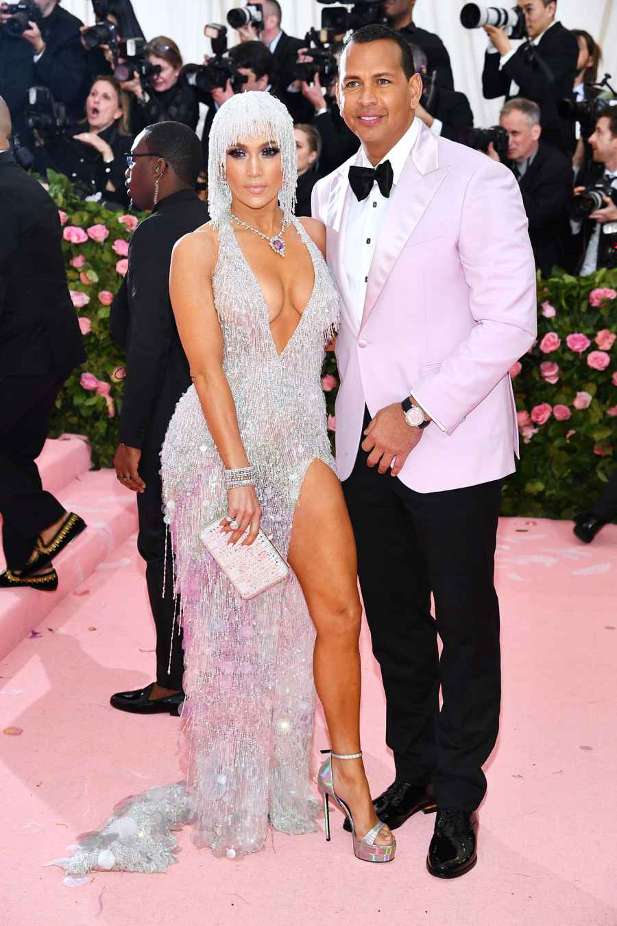 Alex Rodriguez and Jennifer Lopez Pink Carpet Met Gala 2019
