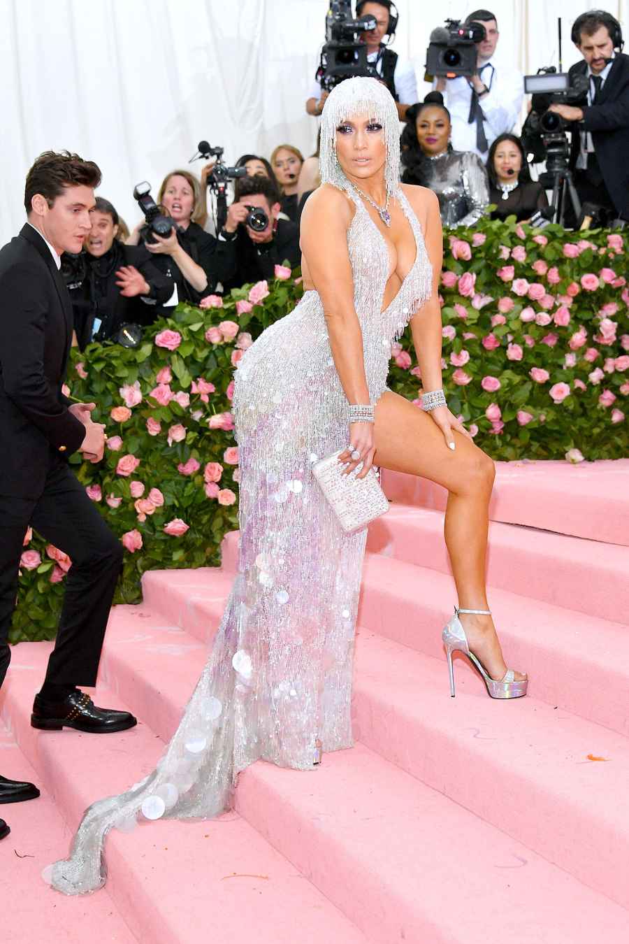 Jennifer Lopez Pink Carpet Met Gala 2019