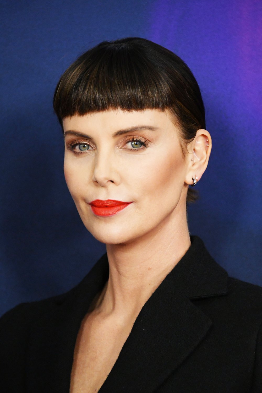 All About Charlize Theron’s New Blunt Bangs