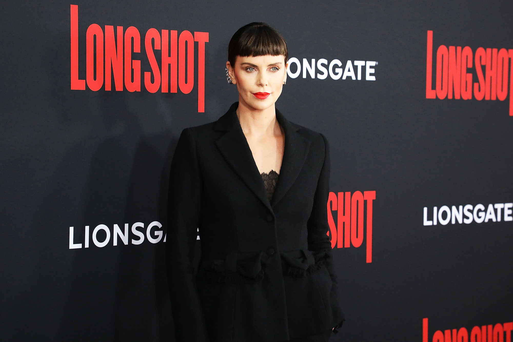 All About Charlize Theron’s New Blunt Bangs