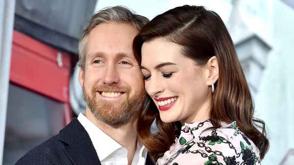 Anne Hathaway and Husband Adam Shulman Snuggle Up in Rare Appearance
