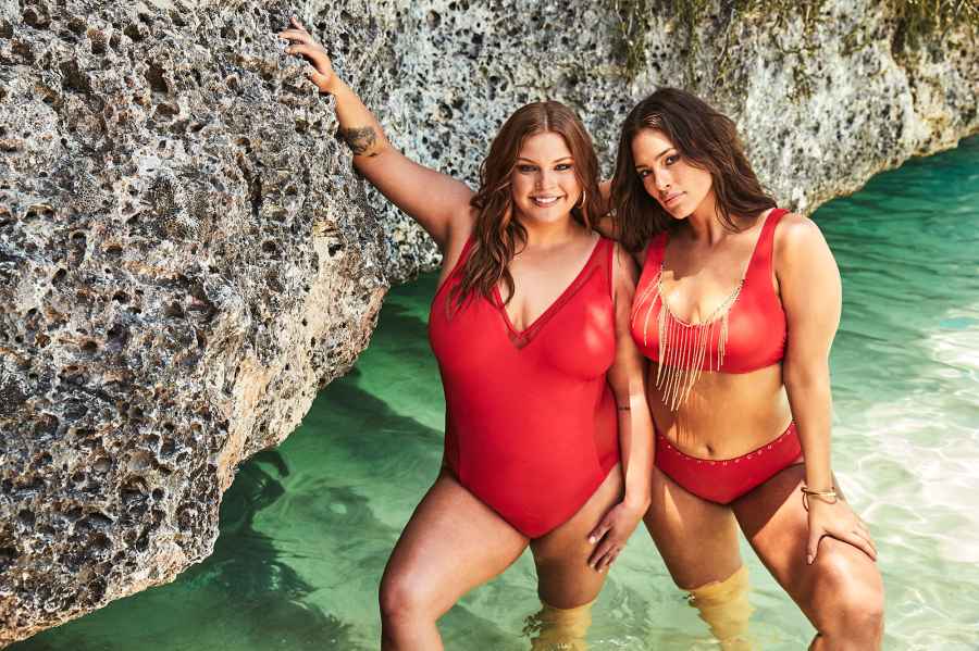 Ashley Graham and Sister Swimsuit