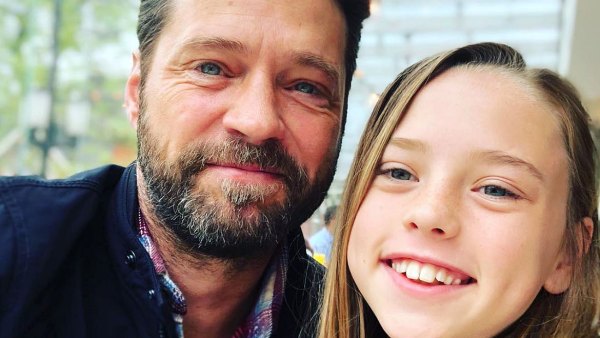 Jason Priestley and his daughter Ava Priestley 90210 School Dance