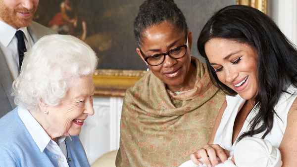 Baby Sussex Meets Queen Elizabeth II