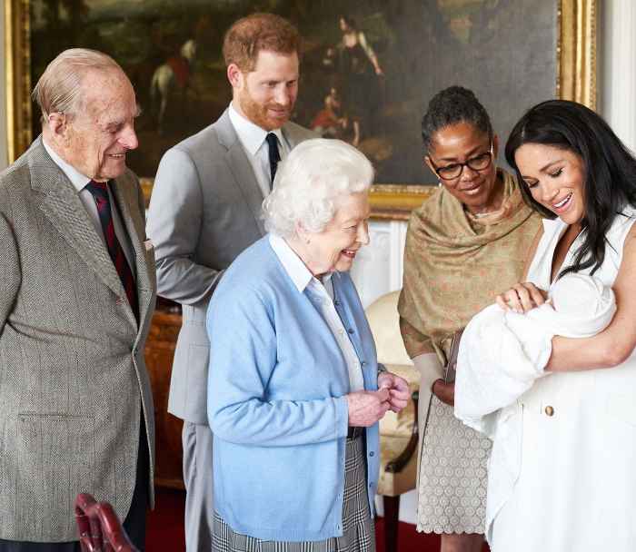 Baby Sussex Meets Queen Elizabeth II