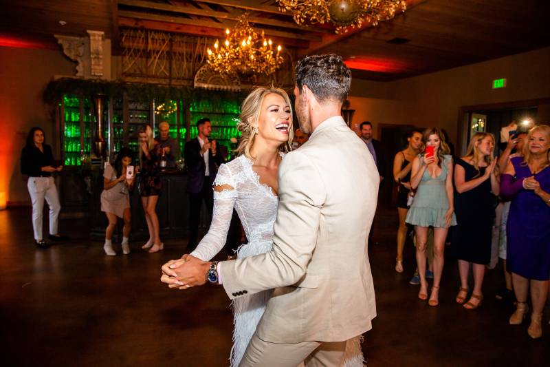 'Bachelor in Paradise' Alums Krystal Nielson and Chris Randone Look More in Love Than Ever at Lavish Engagement Party