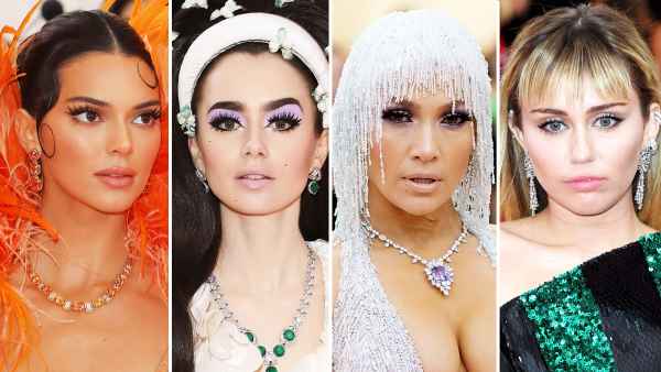 Kendall Jenner, Lily Collins, Jennifer Lopez, and Miley CyrusMet Gala 2019 Red Carpet Jewelry: Best Celebrity Bling