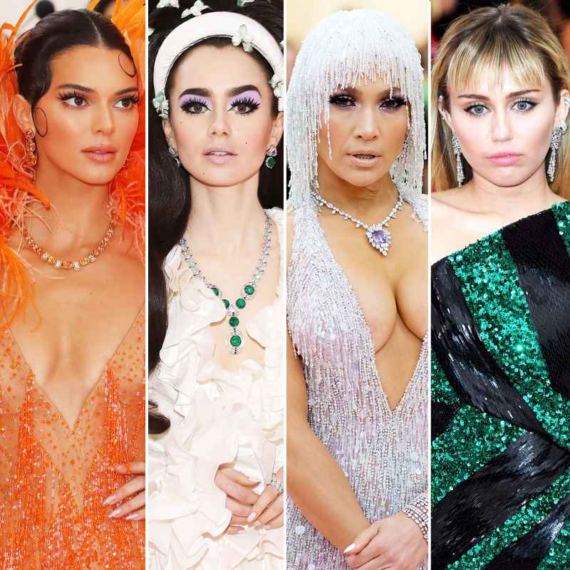 Kendall Jenner, Lily Collins, Jennifer Lopez, and Miley CyrusMet Gala 2019 Red Carpet Jewelry: Best Celebrity Bling