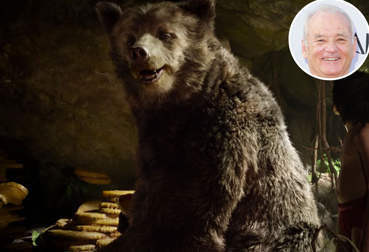 Bill Murray The Jungle Book Baloo Voice Over Disney and Pixar Characters