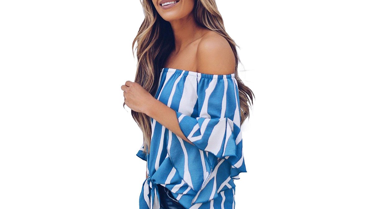 Blue Stripe Top