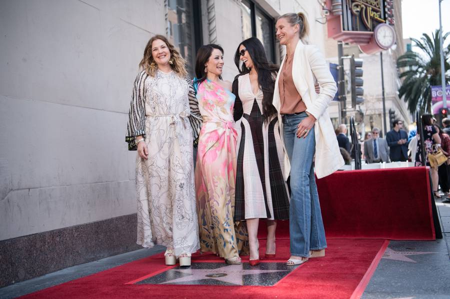 Charlie's Angels Cameron Diaz Drew Barrymore Demi Moore Lucy Liu Walk of Fame