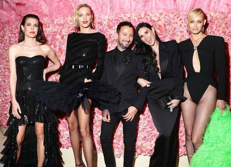 Met Gala 2019 What You Didnt See Charlotte Casiraghi Anja Rubik Anthony Vaccarello Demi Moore Amber Valletta