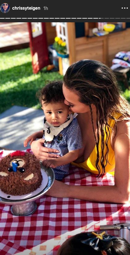 Chrissy Teigen Throws a Bear-Themed 1st Birthday Party for Son Miles