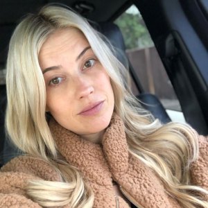 Christina Anstead Pregnant Makeup Free