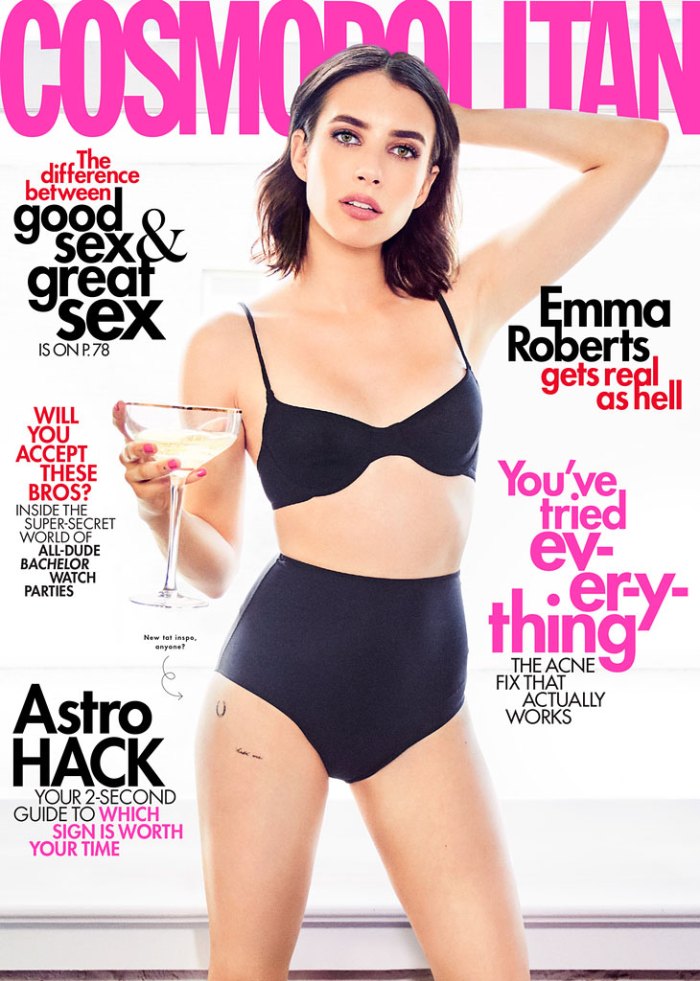 Emma Roberts Cosmopolitan Cover 2019