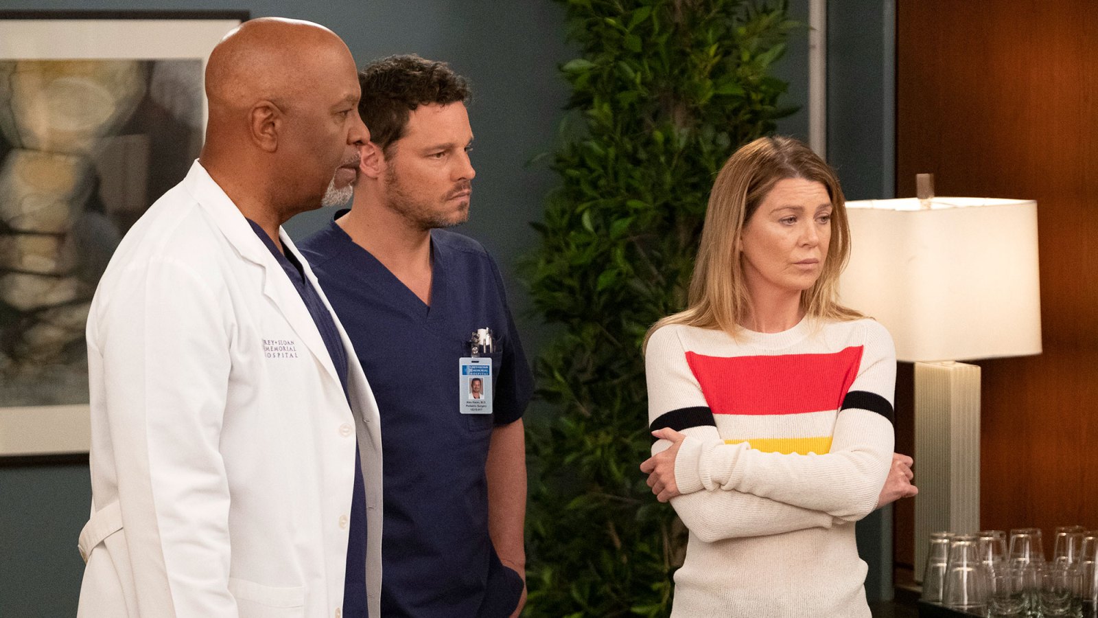 Grey's Anatomy Recap James Pickens Jr., Justin Chambers, and Ellen Pompeo