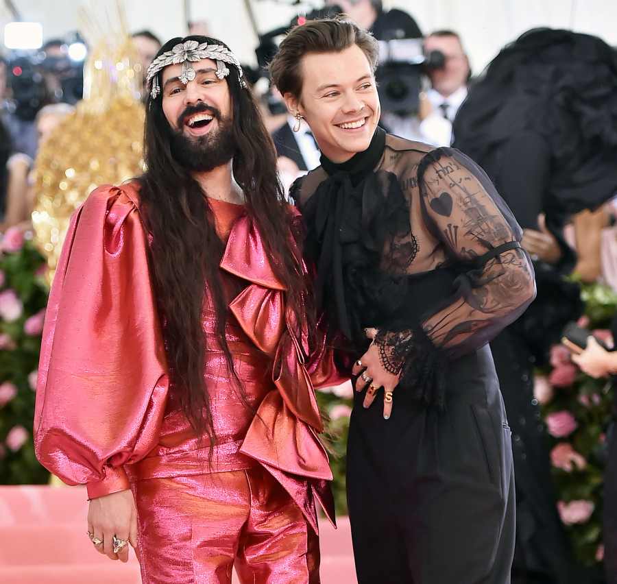 Harry Styles Met Gala 2019 Sheer Blouse